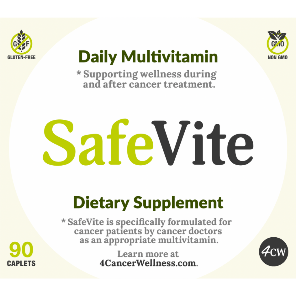 SafeVite multivitamin supporting cancer wellness 4CancerWellness